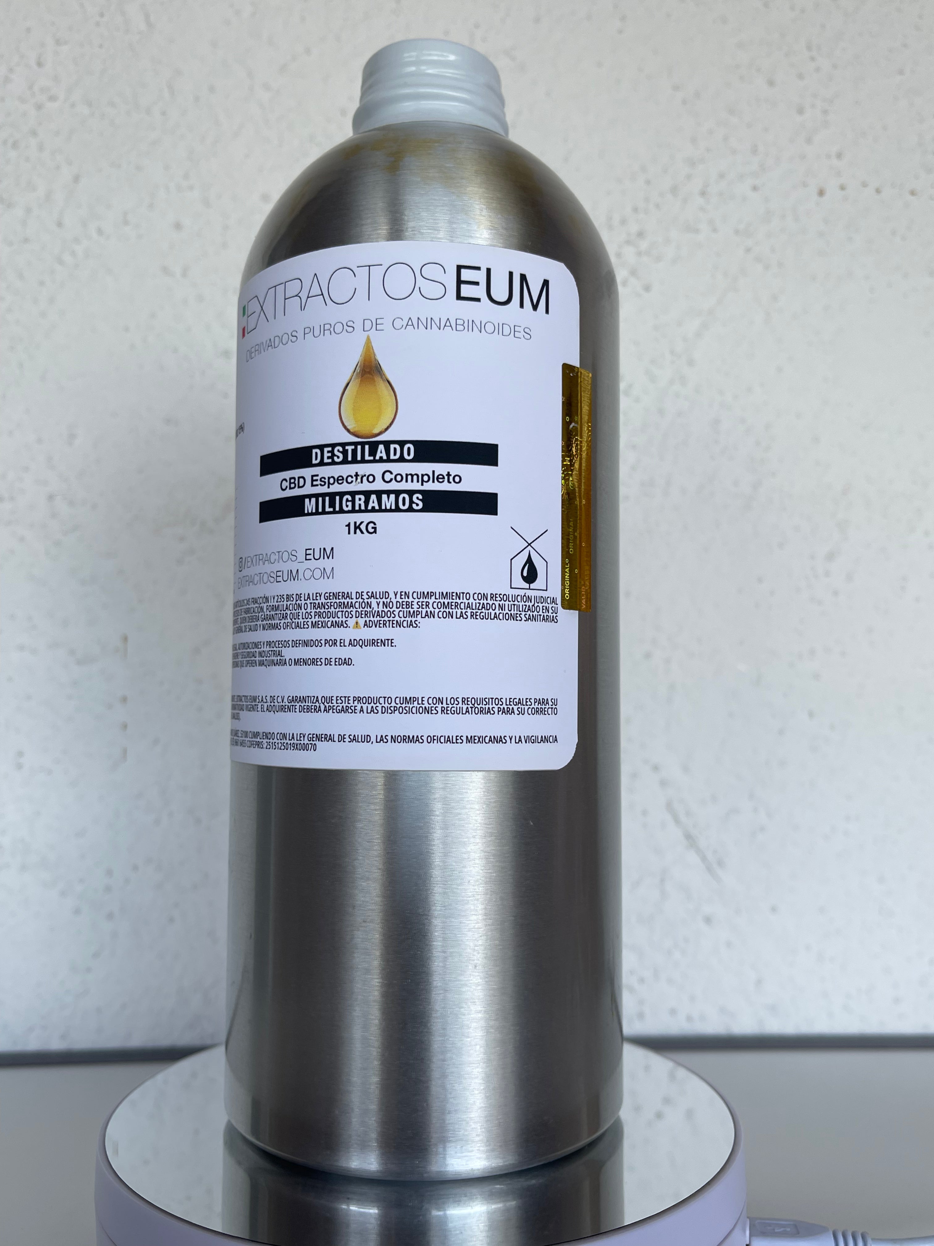 CBD Destilado Espectro completo.